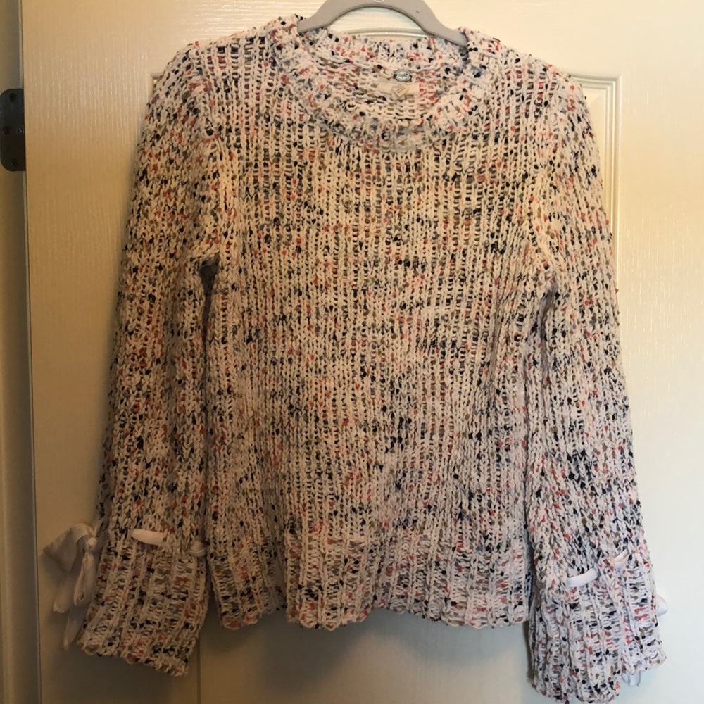 Bell sleeve sweater